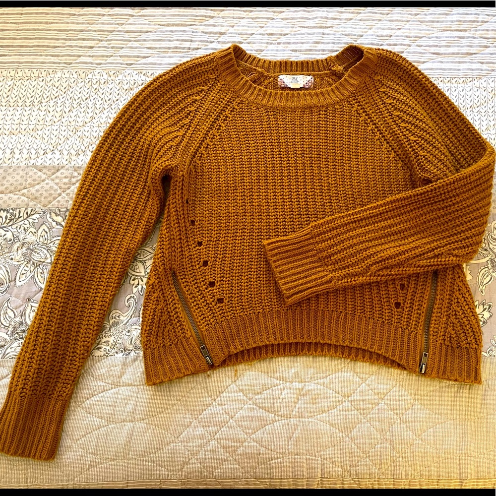 Cropped Crochet Sweater